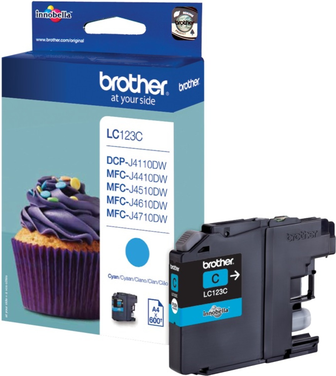 Brother LC-123C Inkt Blauw