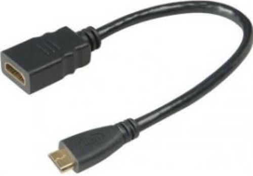 Akasa HDMI/Mini HDMI, 0.25 m 0.25m HDMI Mini-HDMI Zwart HDMI kabel