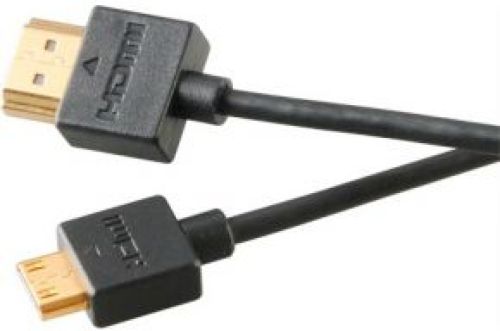 Akasa AK-CBHD13-20BK 2m Mini-HDMI HDMI Zwart HDMI kabel