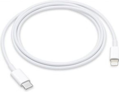 Apple MX0K2ZM/A kabeladapter/verloopstukje USB-C Lightning Wit