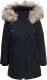 Only Lang Parka Dames Blauw
