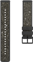 Polar Siliconen Bandje Grijs met kristallen S 20mm