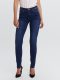 VERO MODA skinny jeans VMTANYA met biologisch katoen dark denim