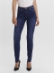 VERO MODA skinny jeans VMTANYA met biologisch katoen dark denim