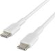 Belkin CAB003BT2MWH USB-kabel 2 m USB C Wit