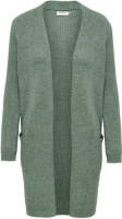 Only Long Knitted Cardigan Dames Green