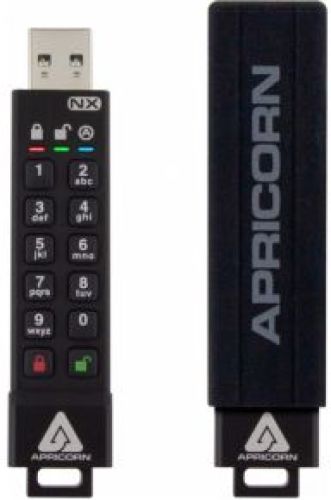 Apricorn Aegis Secure Key 3NX USB flash drive 4 GB USB Type-A 3.2 Gen 1 (3.1 Gen 1) Zwart