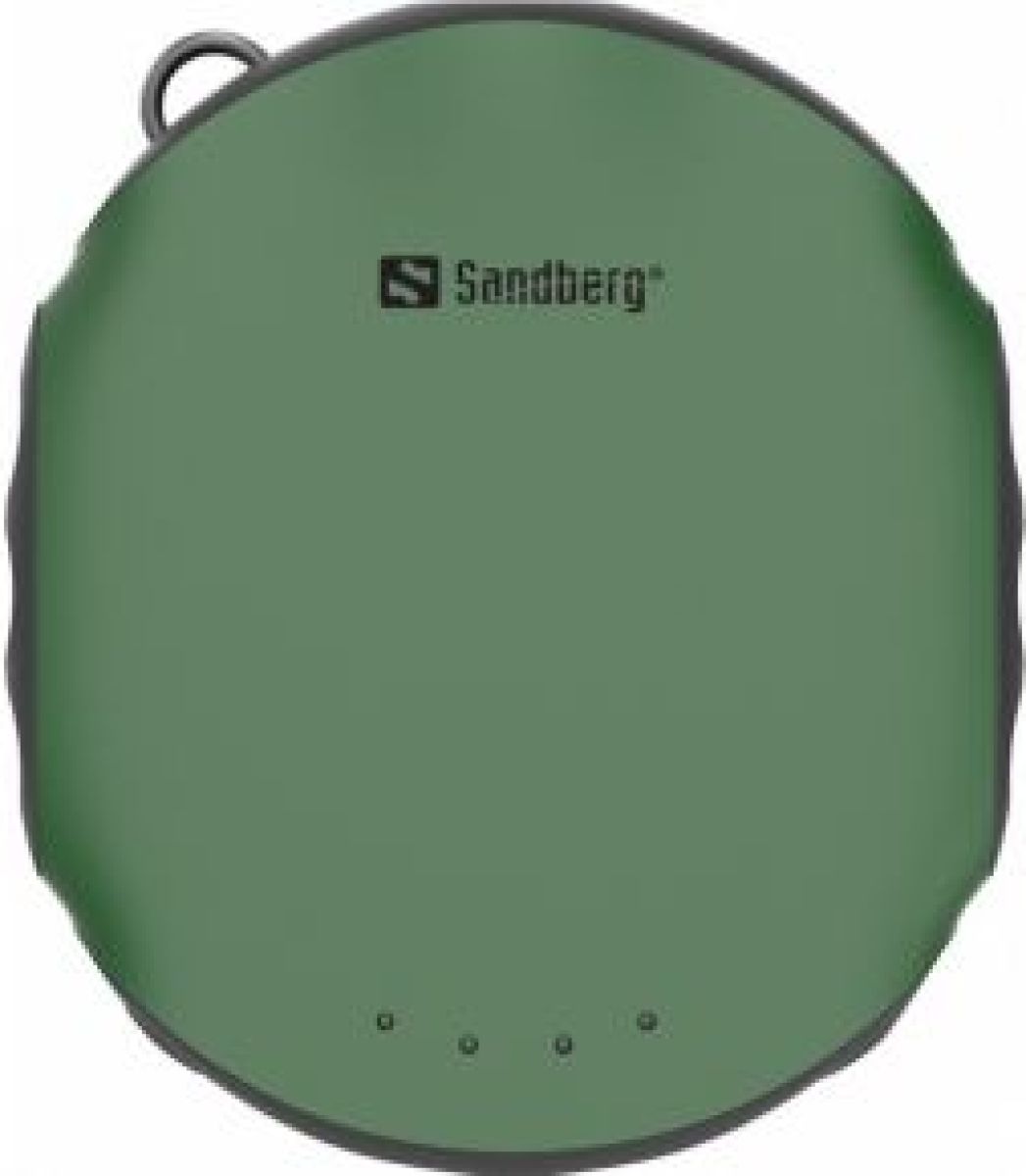 Sandberg Survivor 10000 powerbank Lithium-Polymeer (LiPo) 10000 mAh Groen, Grijs