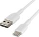 Belkin CAB001BT0MWH USB-kabel 0,15 m USB A USB C Wit