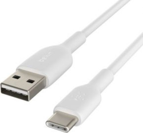 Belkin CAB001BT3MWH USB-kabel 3 m USB A USB C Wit