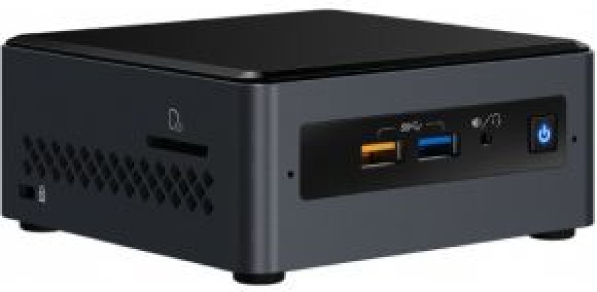 Intel NUC BOXNUC7PJYHN2 PC/workstation barebone UCFF Zwart BGA 1090 J5005 1,5 GHz