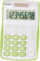 GENIE 120 G calculator Pocket Rekenmachine met display Groen, Wit
