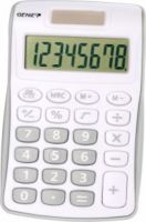 GENIE 120 S calculator Pocket Rekenmachine met display Grijs, Wit