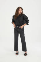 Eksept by Shoeby blouse Black Blouse zwart
