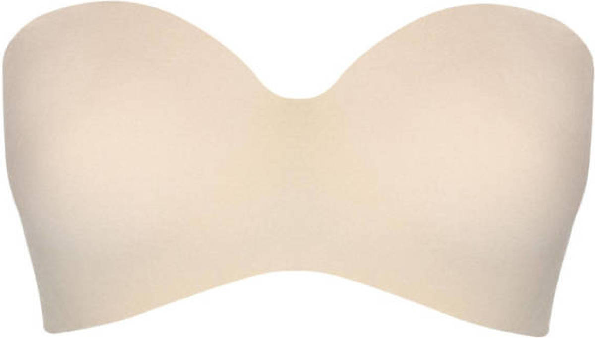 MAGIC Bodyfashion voorgevormde strapless beugelbh beige