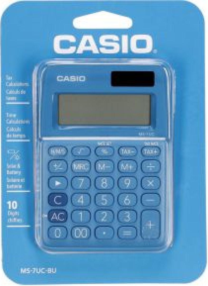Casio MS-7UC-BU blauw
