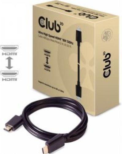 Club 3D CLUB3D Ultra High Speed HDMI©2.1 Kabel 10K 120Hz 48Gbps Male/Male 2 meter