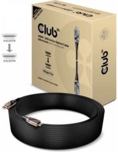 Club 3D CLUB3D HDMI 2.0 UHD Active Optical Kabel HDR 4K 60Hz M/M 50 meter