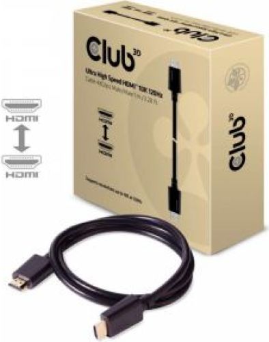 Club 3D CLUB3D Ultra High Speed HDMI 2.1 Kabel 10K 120Hz, 48Gbps Male/Male 1 meter