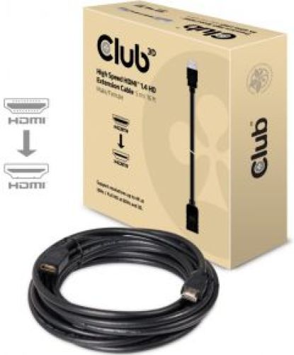 Club 3D CLUB3D High Speed HDMI™ 1.4 HD Extension Cable 5m/16ft Male/Female