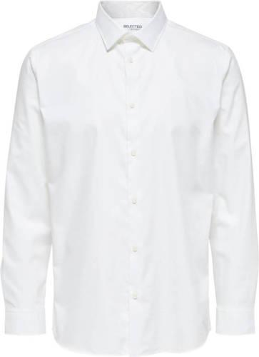 SELECTED HOMME slim fit overhemd wit