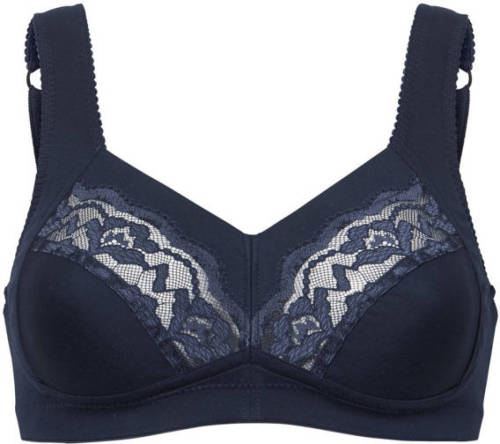Swegmark bh zonder beugel Meadow met katoen donkerblauw
