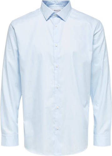 SELECTED HOMME slim fit overhemd lichtblauw