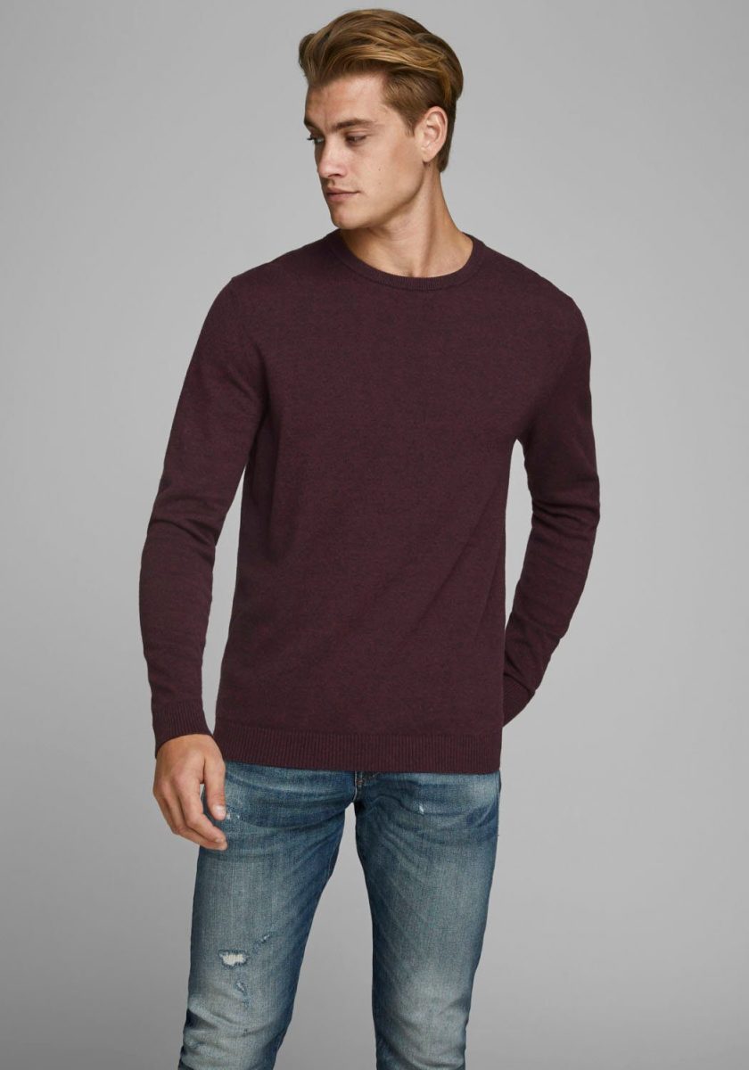 Jack & Jones Trui met ronde hals BASIC KNIT CREW NECK