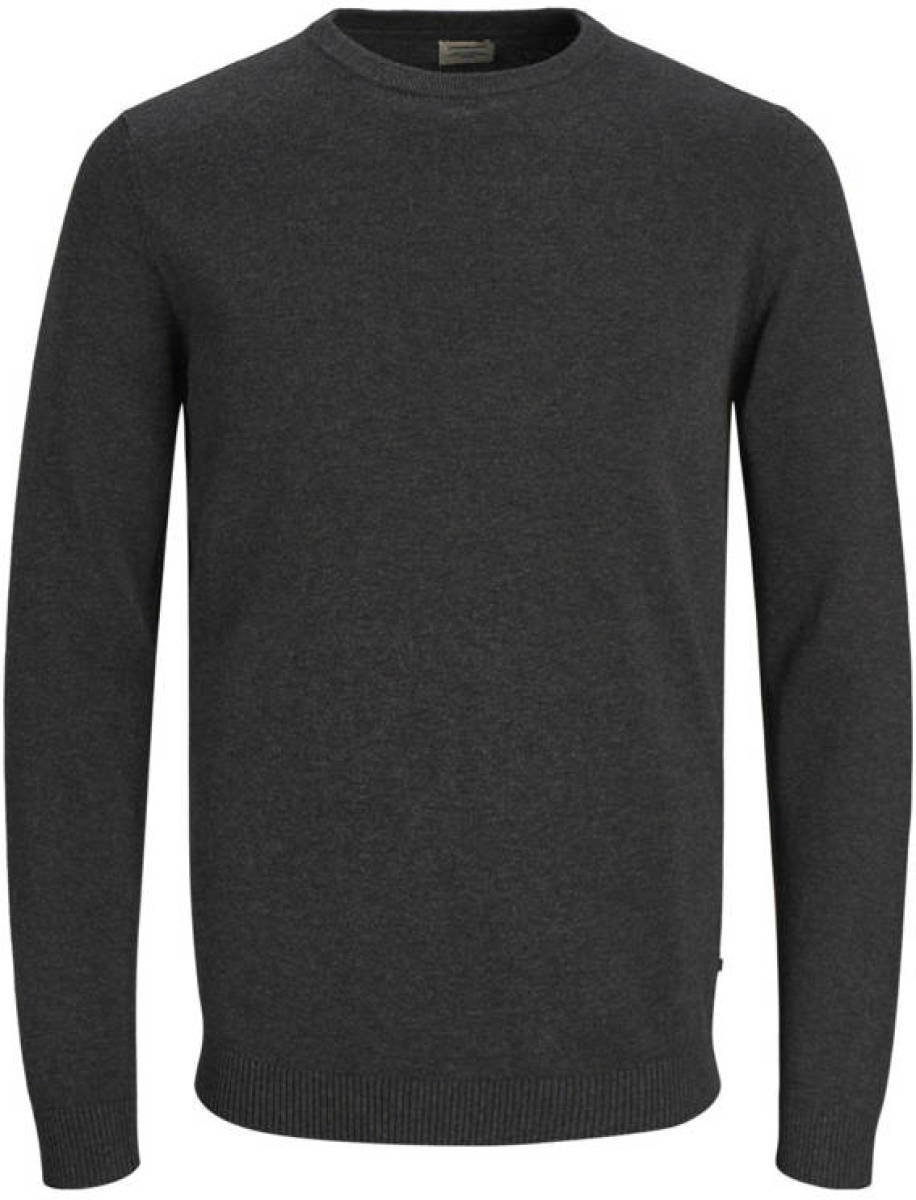 Jack & Jones ESSENTIALS geméleerde trui antraciet
