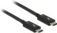 Delock 84844 0.5m USB C USB C Zwart USB-kabel