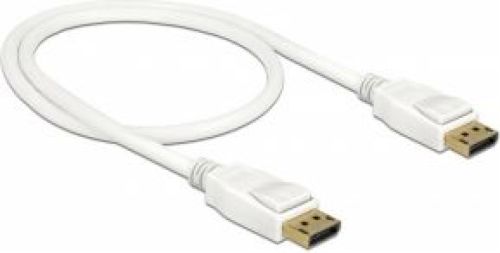 Delock 85507 0.5m DisplayPort DisplayPort Wit DisplayPort kabel - [85508]