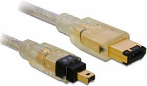 Delock FireWire A/A, 2.0m 2m Grijs firewire-kabel - [82577]
