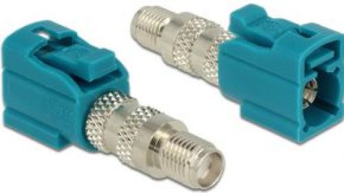 Delock 88926 FAKRA Z SMA Blauw kabeladapter/verloopstukje