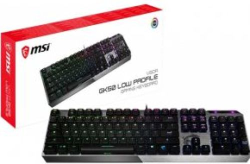 MSI Keyboard Vigor GK50 Low Profile BE