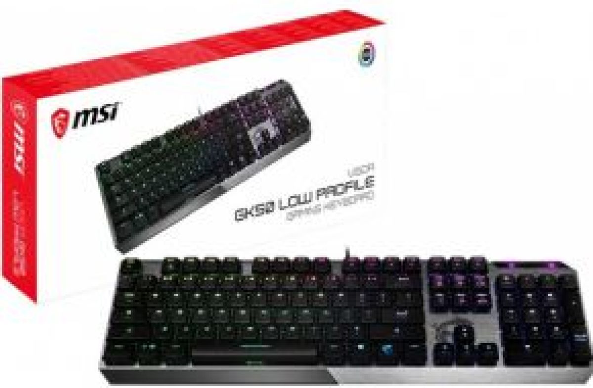 MSI Keyboard Vigor GK50 Low Profile BE