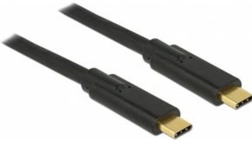 Delock 85527 2m USB C USB C Mannelijk Mannelijk Zwart USB-kabel