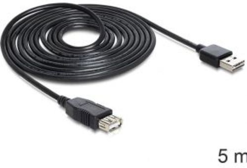 Delock EASY-USB 2.0-A - USB 2.0-A, 5m