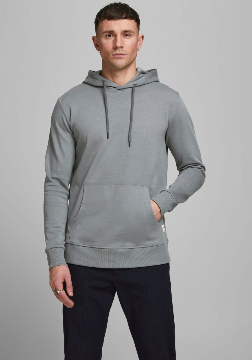Jack & Jones ESSENTIALS hoodie Basic grijs