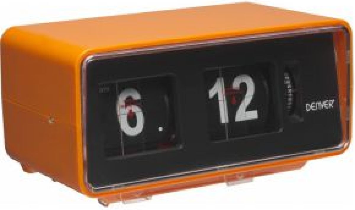 Denver CR-425 radio Klok Analoog & digitaal Oranje