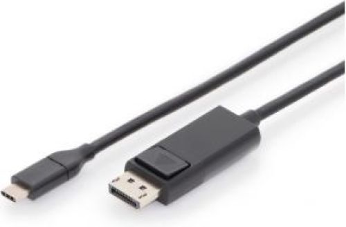 DIGITUS ASSMANN Electronic AK-300333-020-S kabeladapter/verloopstukje USB-C DisplayPort Zwart