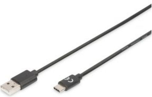 DIGITUS ASSMANN Electronic AK-300154-018-S USB-kabel 1,8 m 2.0 USB A USB C Zwart