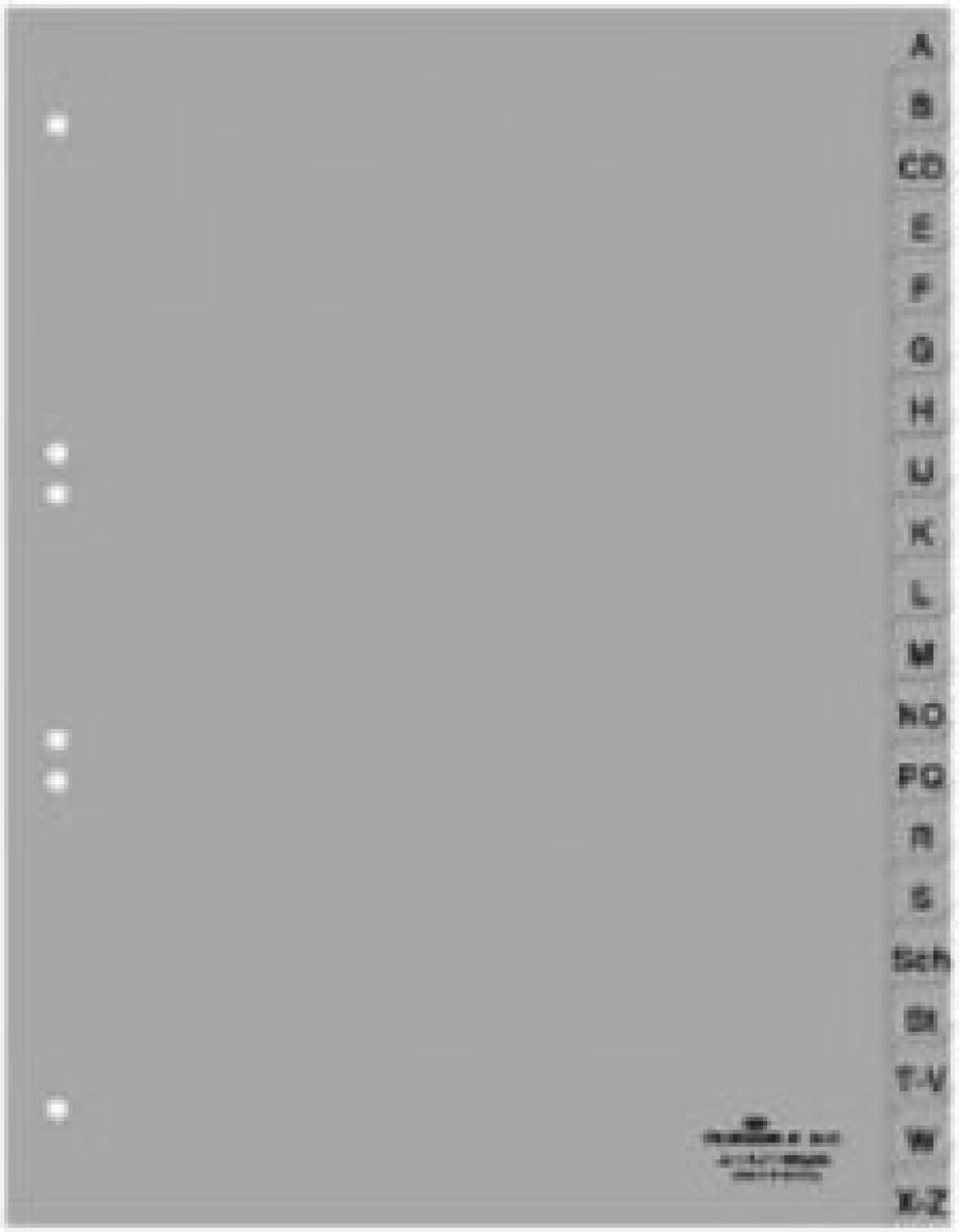 Durable 651010 indextab