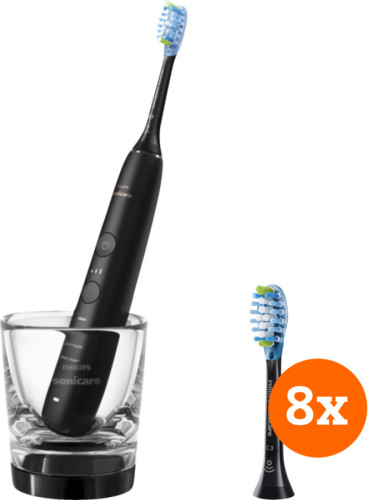 Philips DiamondClean 9000 HX9914/54 duopack + Premium Plaque Defense opzetborstels 8 stuks