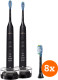Philips DiamondClean 9000 HX9914/54 duopack + Premium Plaque Defense opzetborstels 8 stuks