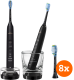 Philips DiamondClean 9000 HX9914/54 duopack + Premium Plaque Defense opzetborstels 8 stuks