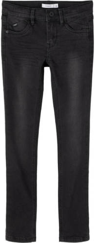 NAME IT KIDS skinny jeans Pete zwart