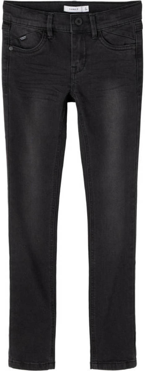 NAME IT KIDS skinny jeans Pete zwart
