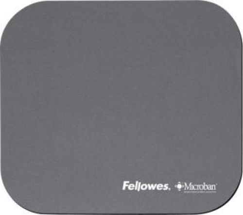 Fellowes Microban Mouse Pad Silver Zilver muismat