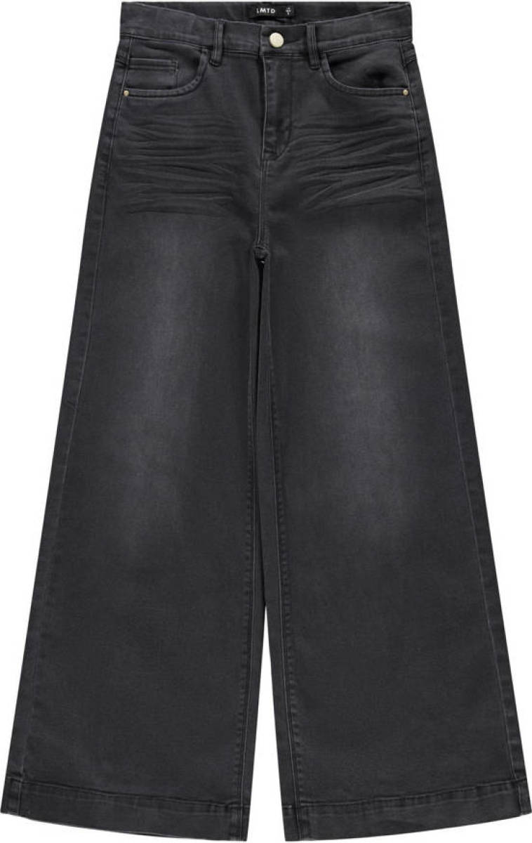 LMTD wide leg jeans zwart