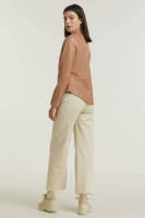 Studio AR by ARMA leren blouse Dita camel